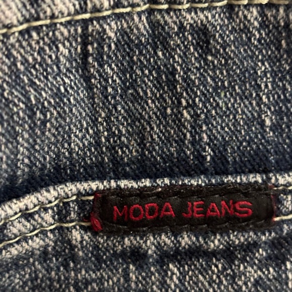 Men’s Moda Jeans USA Dark Wash Baggy Saggy Denim Streetwear 34 X 34 - Picture 8 of 10